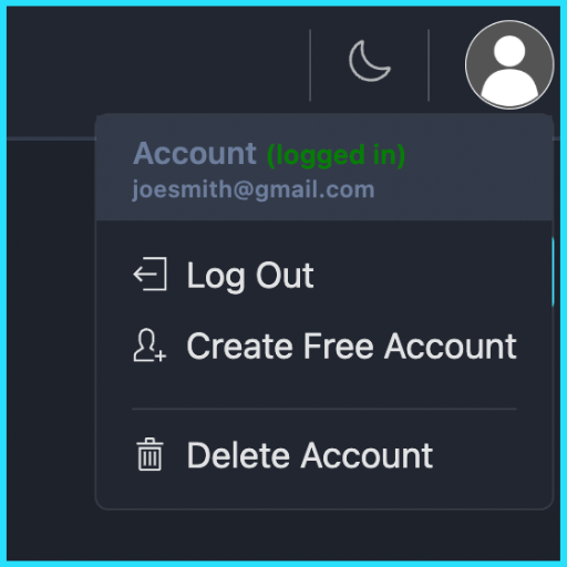Delete Account